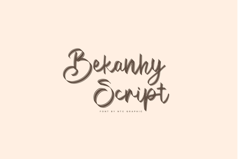 bekanhy-script-brush-font