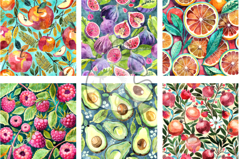fruity-watercolor-surface-background-patterns