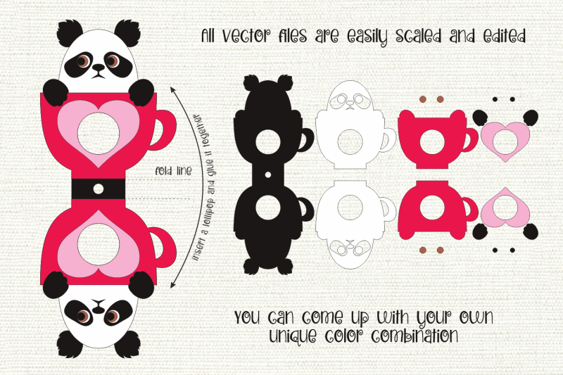 panda-in-a-cup-lollipop-holder-valentine-paper-craft-template