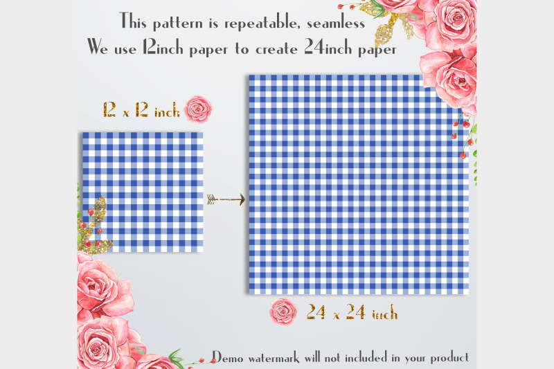 100-seamless-basic-solid-gingham-digital-papers