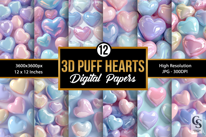 3d-puff-pastel-hearts-seamless-patterns