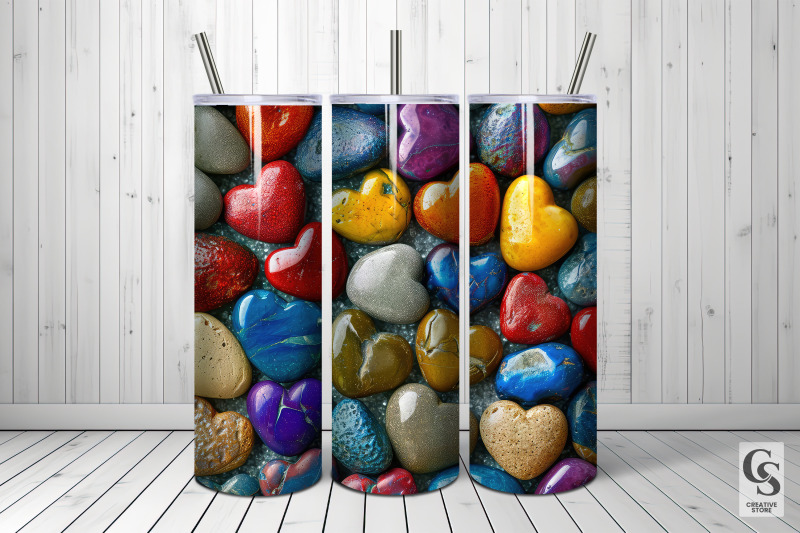 colorful-heart-shaped-stones-backgrounds