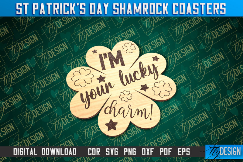 st-patrick-039-s-day-shamrock-coasters-laser-cutting-file-cnc-file