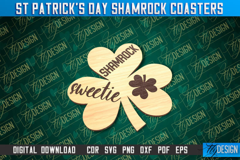 st-patrick-039-s-day-shamrock-coasters-laser-cutting-file-cnc-file