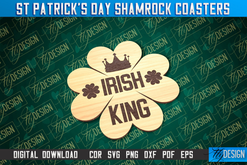 st-patrick-039-s-day-shamrock-coasters-laser-cutting-file-cnc-file