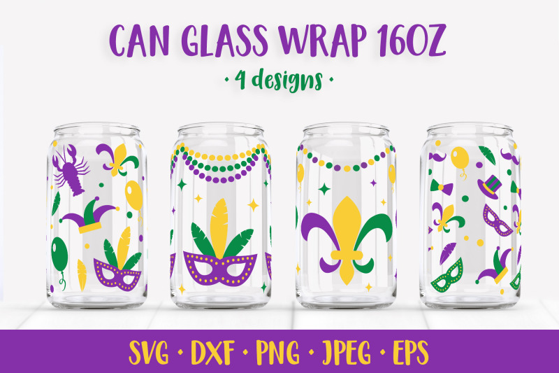 mardi-gras-can-glass-wraps-svg-carnival-beer-glass-can-wrap