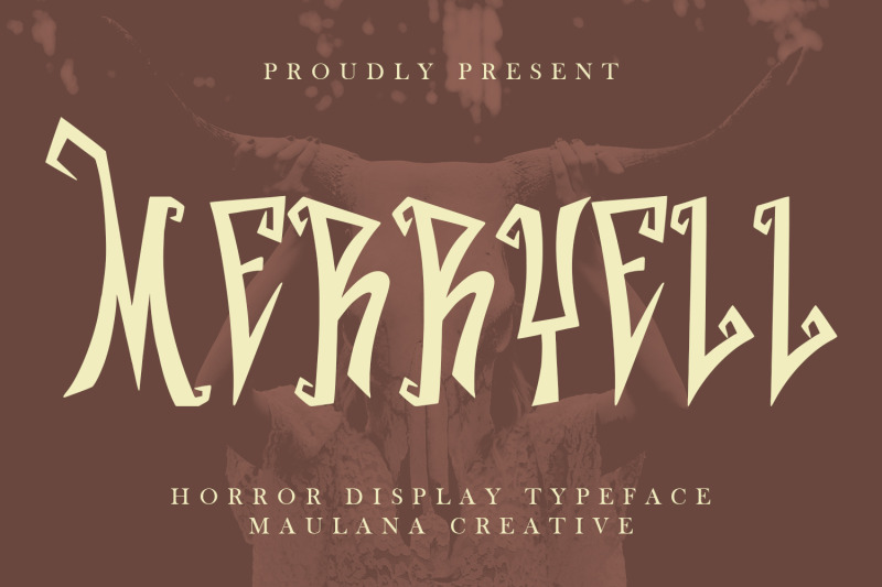 merryell-horror-display-typeface