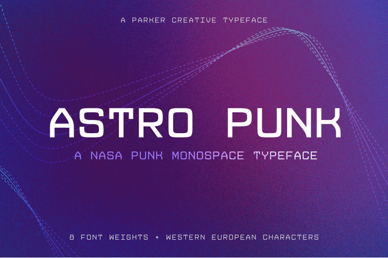 astro-punk-a-nasa-punk-monospace-font
