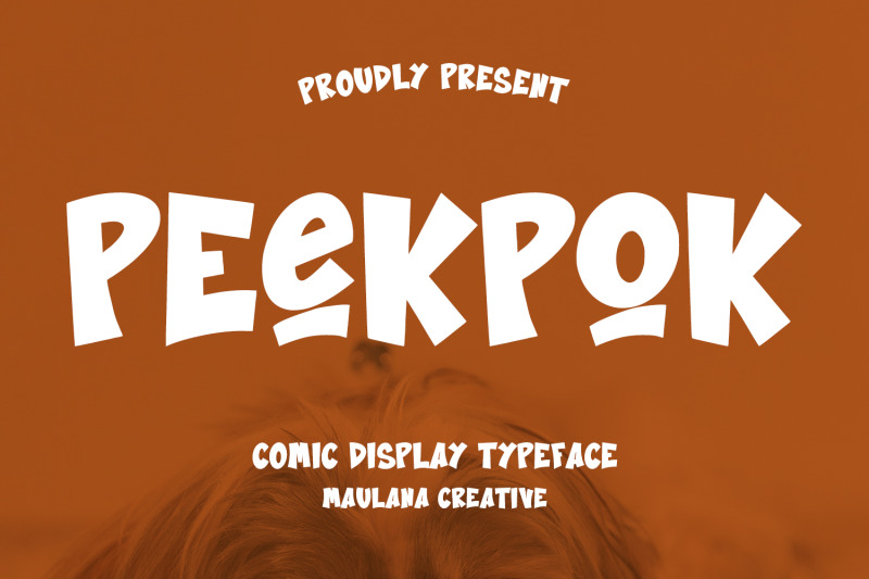 peekpok-comic-display-font