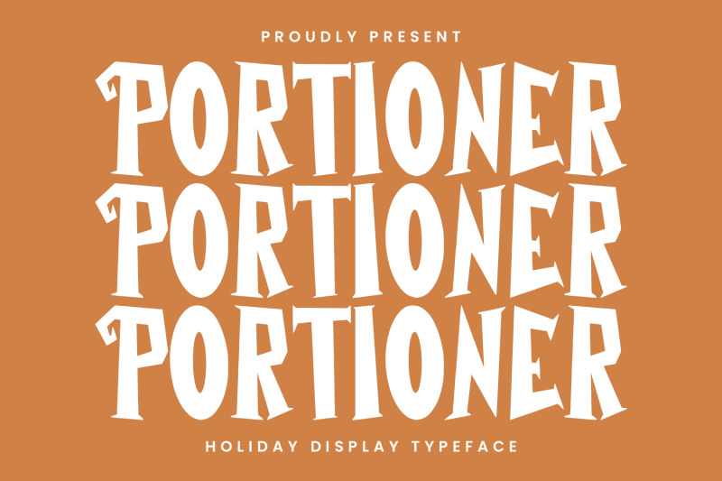 portioner-holiday-display-typeface