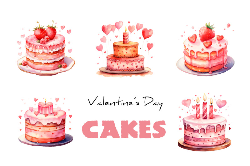 valentines-day-cakes-png-clipart