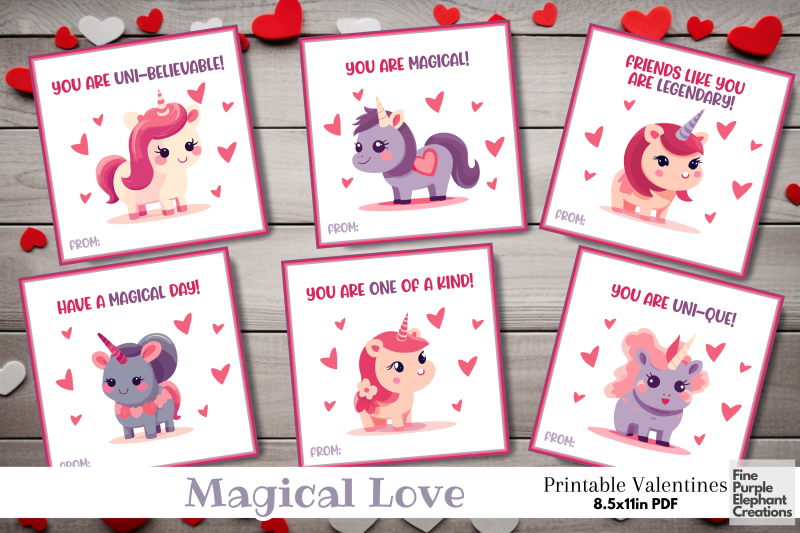 printable-kids-pastel-rainbow-magical-unicorn-valentine-digital-cards