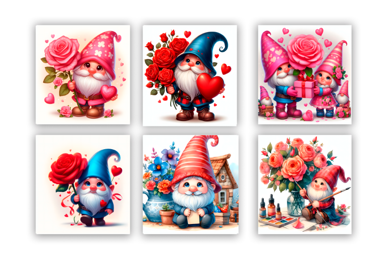 valentines-gnome-cute-gnome-square-coaster-design