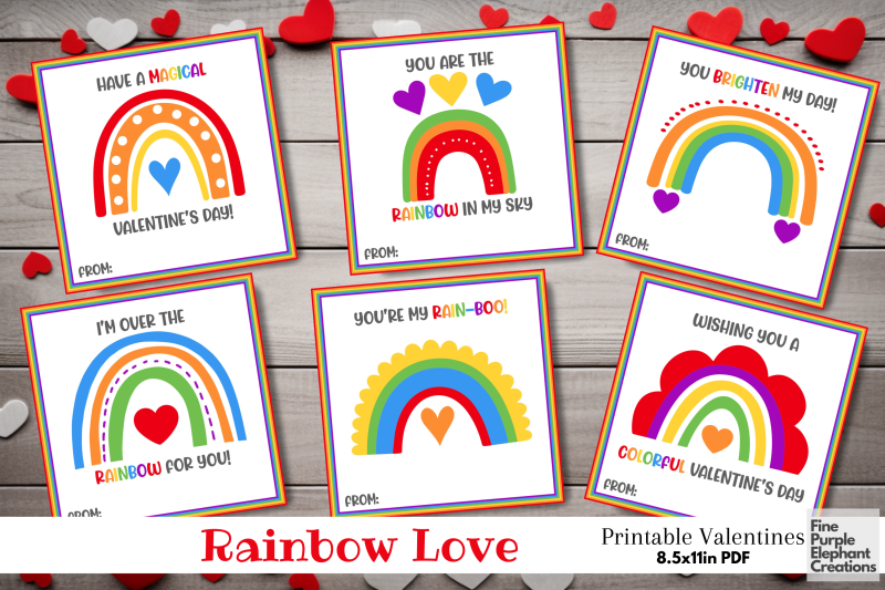 printable-kid-boho-rainbow-valentine-digital-paper-card-bright-color