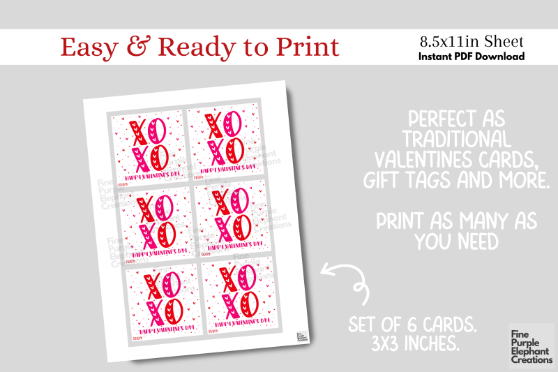 printable-kids-xoxo-hugs-kisses-valentine-digital-paper-card