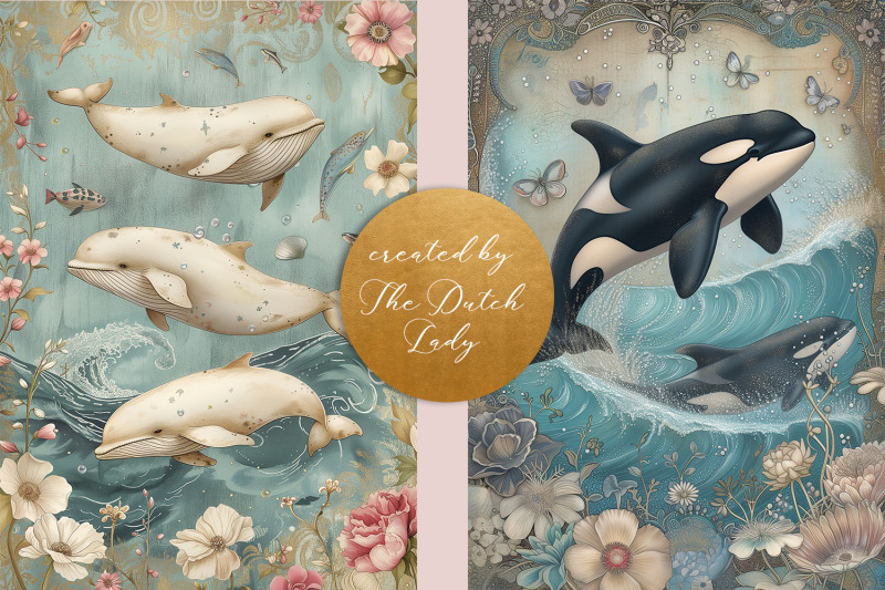 floral-whales-decoupage-craft-sheets