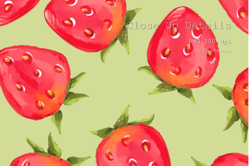 strawberry-seamless-pattern