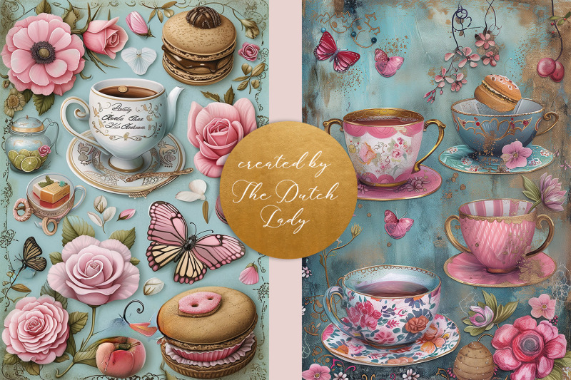 floral-tea-decoupage-craft-sheets