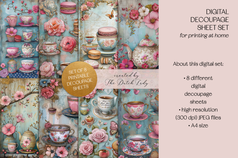 floral-tea-decoupage-craft-sheets