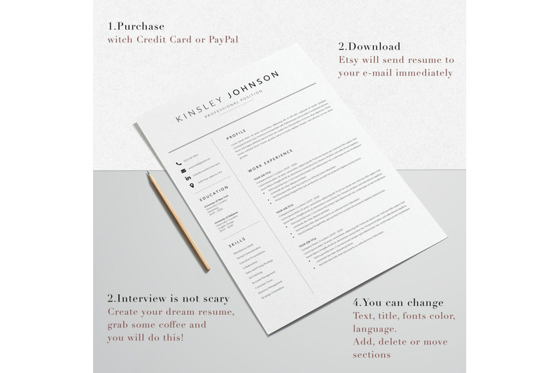 resume-template-cv-template-kinsley-johnson