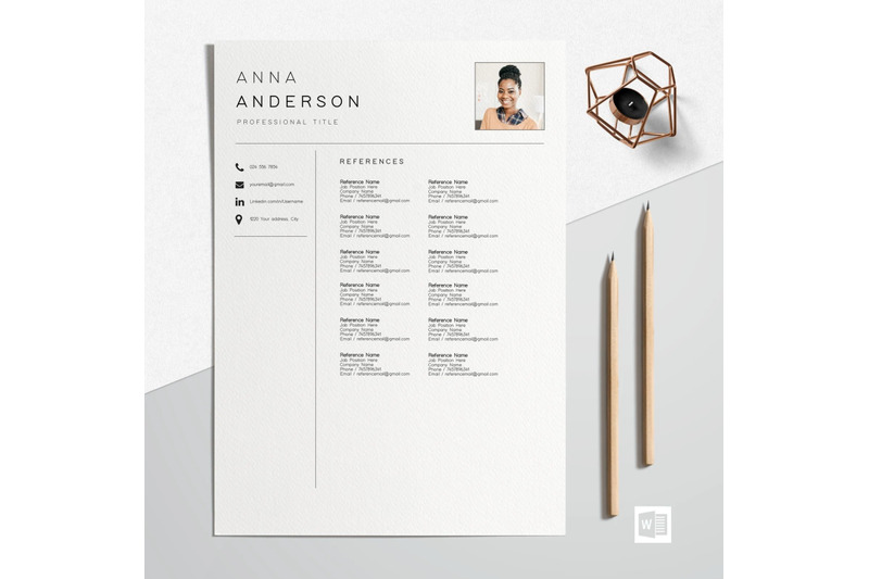 resume-template-cv-template-anna-anderson