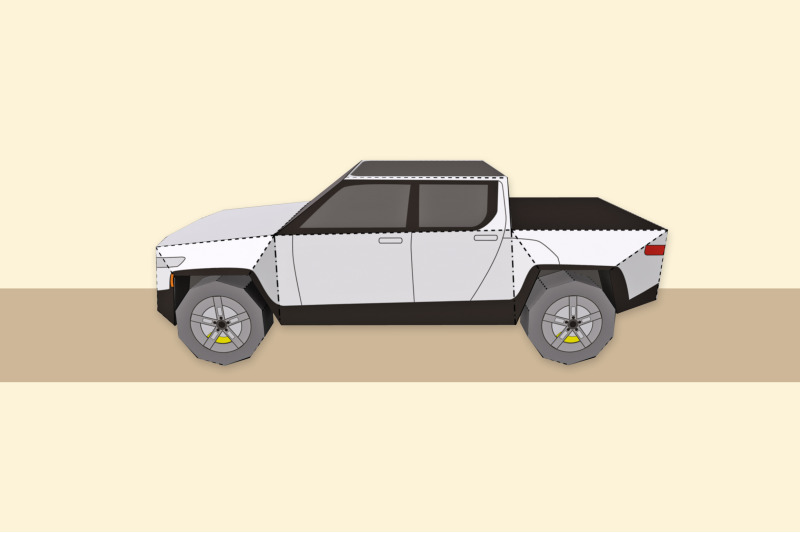 diy-pickup-truck-3d-papercraft