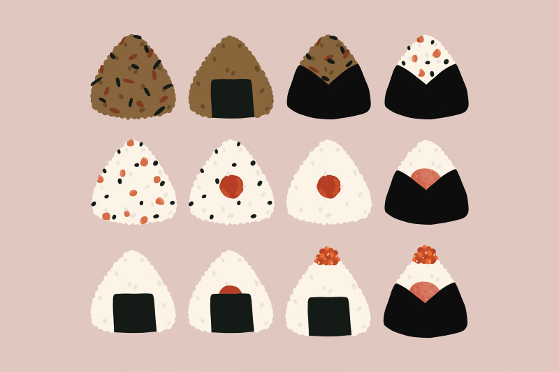 set-of-onigiri-rice-ball-vector-clip-art