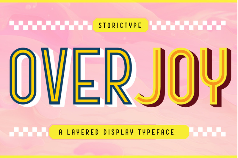 overjoy-layered-font