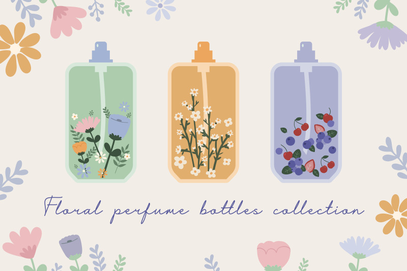 floral-perfume-bottle-spring-clipart-set