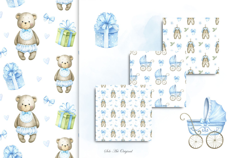 teddy-bear-baby-boy-backgrounds-seamless-patterns-baby-shower