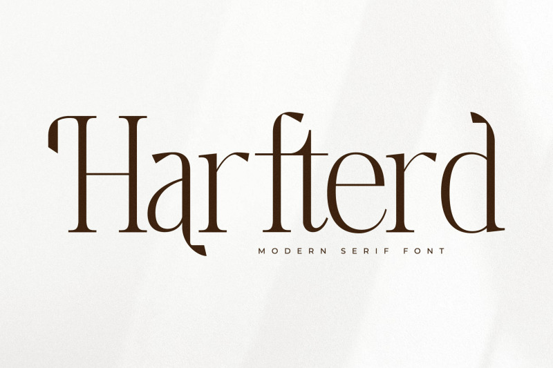 harfterd-modern-serif-font