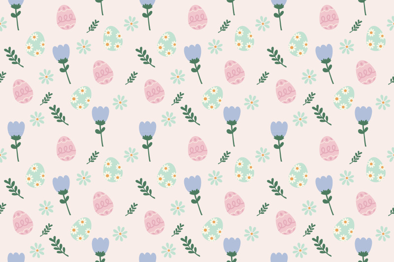 easter-seamless-patterns-doodle-style