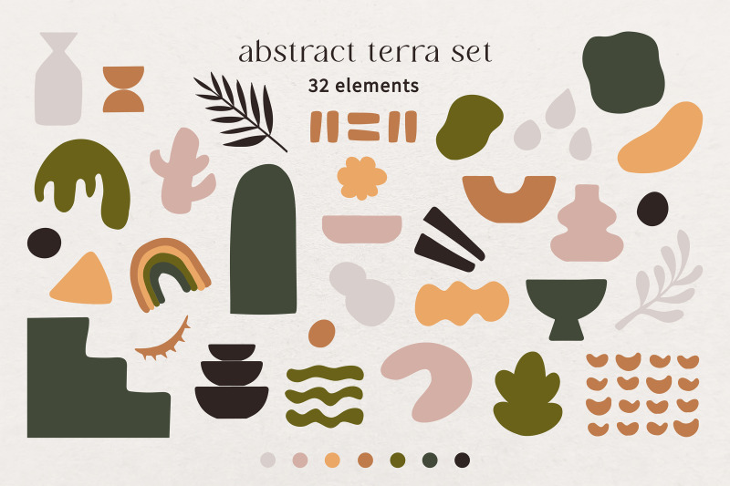 modern-abstract-terra-shapes-clip-art