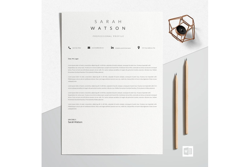 resume-template-cv-template-sarah-watson