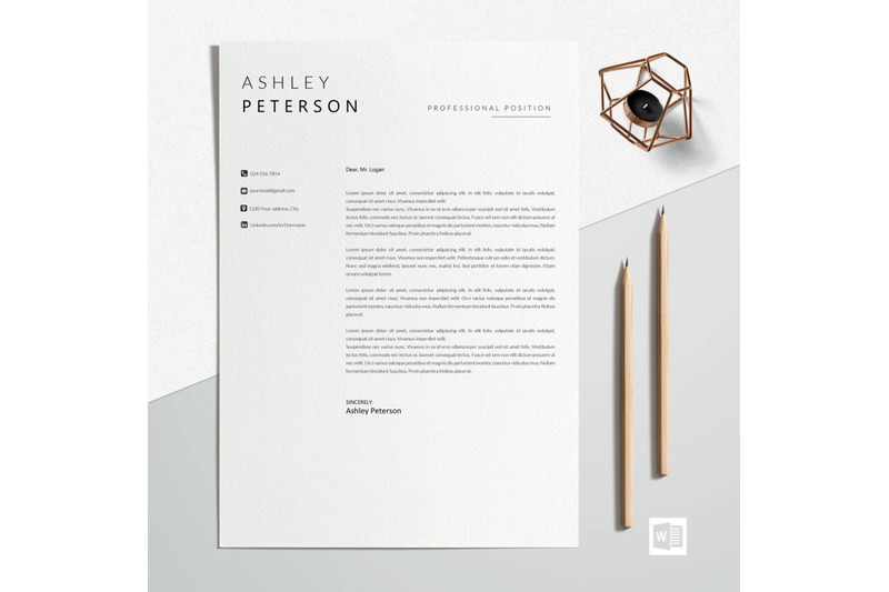 resume-template-cv-template-ashley-peterson