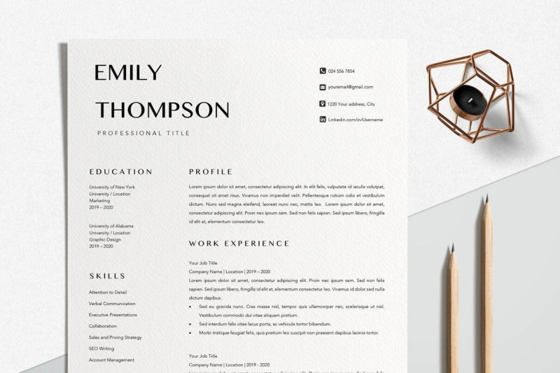 resume-template-cv-template-emily-thompson