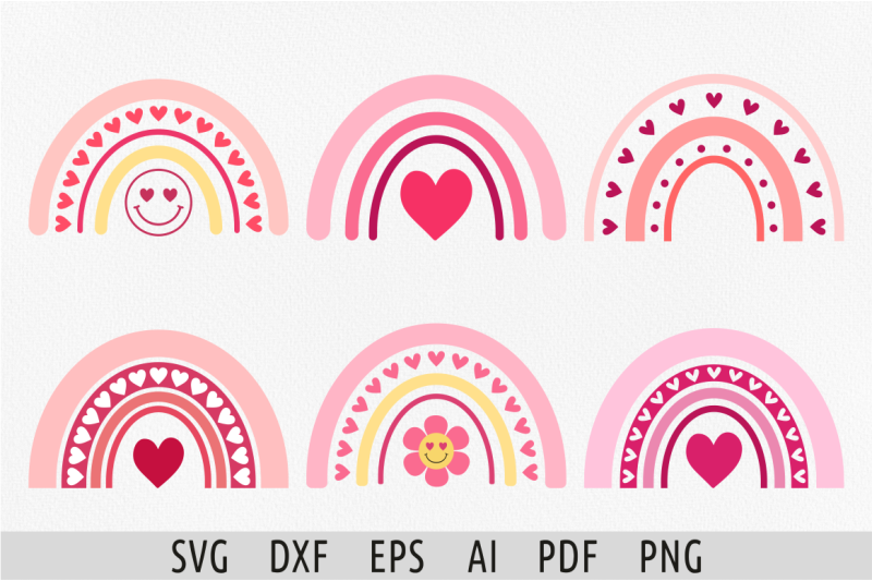 valentine-rainbow-svg-valentine-039-s-day-svg-retro-valentine-svg-heart-ra