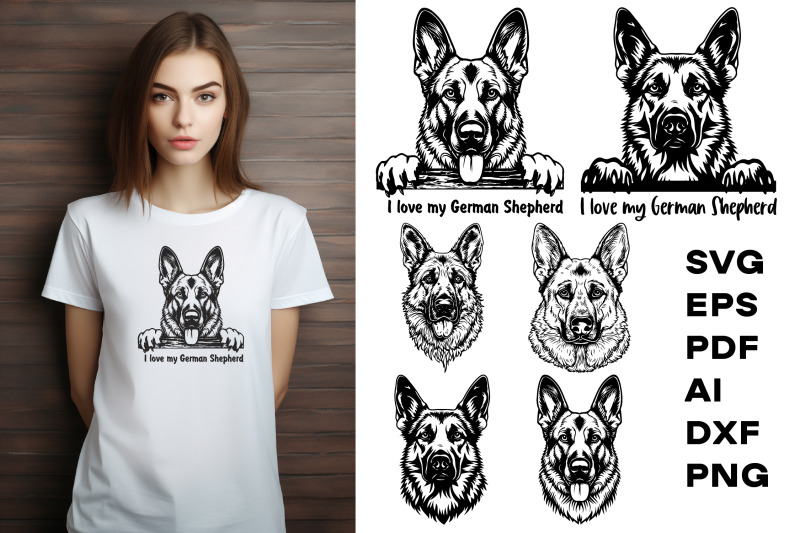 german-shepherd-dog-face-set-svg-peeking-dog-svg
