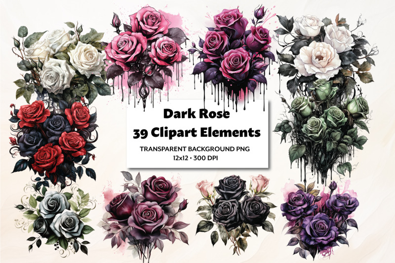 dark-roses-watercolor-clipart-39-high-quality-png-files