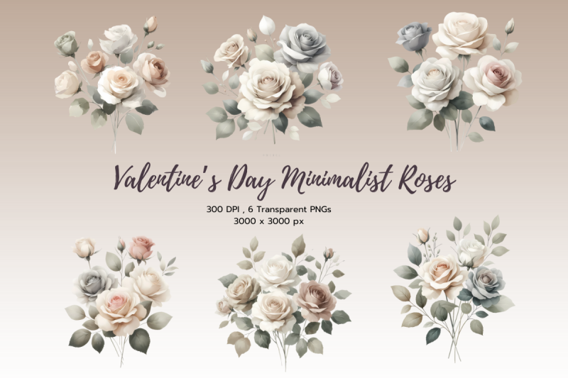 valentine-minimalist-roses-clipart