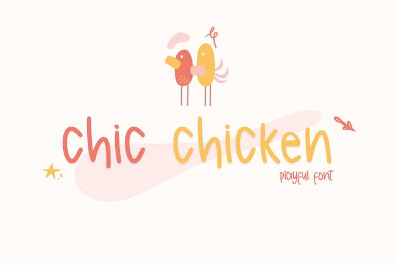 chic-chiken-playful-font