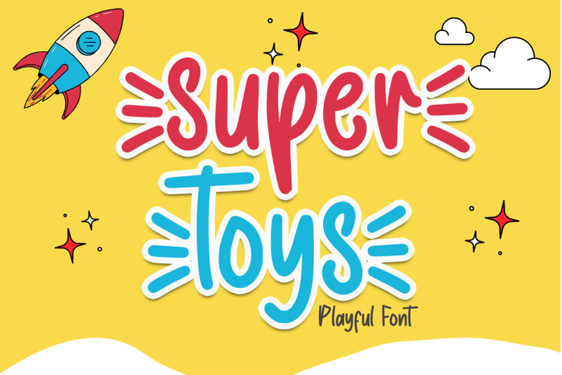 super-toys-playful-font