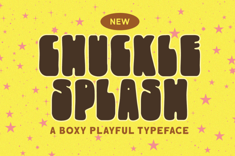 chuckle-splash-boxy-playful-typeface