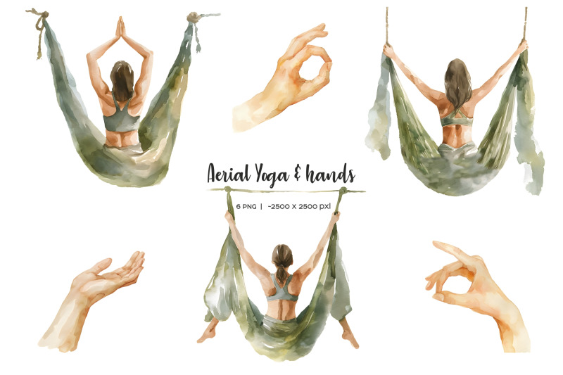 watercolor-yoga-clipart-yoga-equipment-female-yoga-pose-clip-art