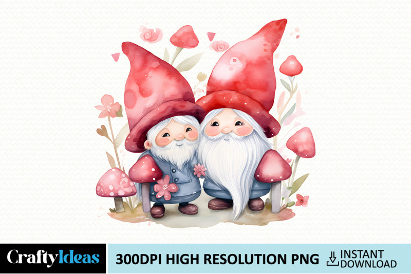 valentines-gnomes-sublimation-clipart