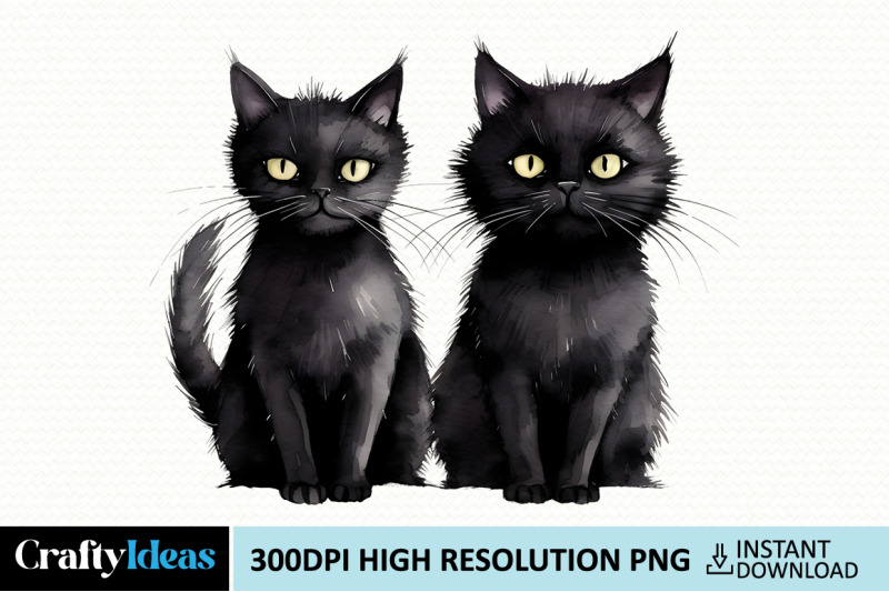 couple-whimsical-black-cat-clipart