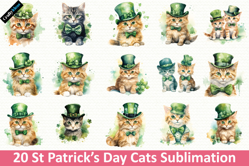 st-patricks-day-cats-sublimation