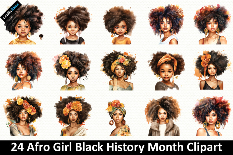 afro-girl-black-history-month-clipart-vol-1