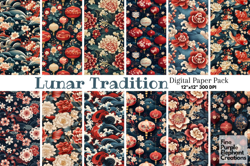 chinese-lunar-traditions-digital-paper-asian-new-year-pattern