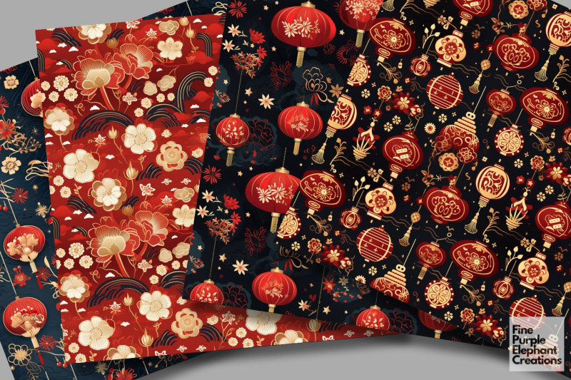 chinese-lunar-new-year-digital-paper-red-gold-asian-pattern